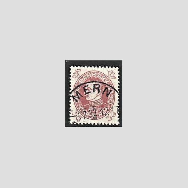 FRIMRKER DANMARK | 1930 - AFA 194 - Chr. X 60 r 35 re rdbrun - Lux Stemplet Mern