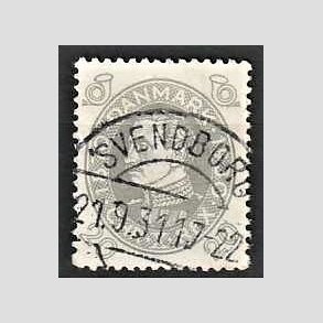 FRIMRKER DANMARK | 1930 - AFA 191 - Chr. X 60 r 20 re gr - Lux Stemplet Svendborg
