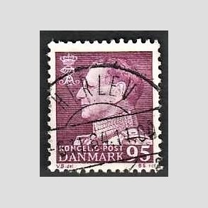 FRIMRKER DANMARK | 1963 - AFA 419 - Fr. IX 95 re mrkrdlilla - Lux Stemplet Herlev