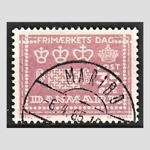 FRIM�RKER DANMARK | 1964 - AFA 427 - Frim�rkets dag 25 �r - 35 �re rosalilla - Pragt Stemplet Maribo