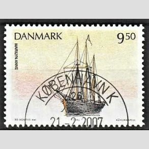 FRIM�RKER DANMARK | 1993 - AFA 1048 - Sejlskibe - 9,50 Kr. flerfarvet - Pragt Stemplet