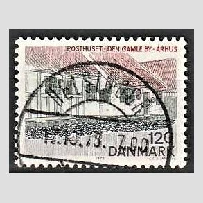 FRIM�RKER DANMARK | 1978 - AFA 661 - Midtjylland - 120 �re flerfarvet - Pragt Stemplet Helsing�r