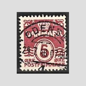 FRIM�RKER DANMARK | 1938 - AFA 246 - B�lgelinie 5 �re vinr�d - Lux Stemplet Odense