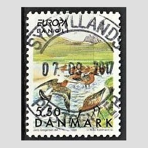 FRIM�RKER DANMARK | 1999 - AFA 1210 - Naturreservater - 5,50 Kr. Langli - Pragt Stemplet