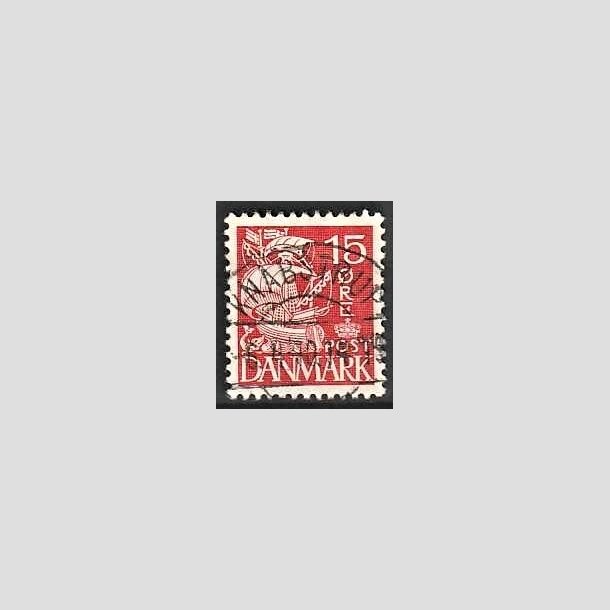 FRIMRKER DANMARK | 1937-40 - AFA 203a - Karavel 15 re rd Type II - Lux Stemplet Knabstrup