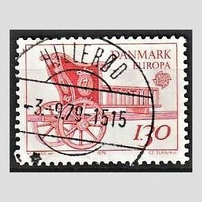 FRIM�RKER DANMARK | 1979 - AFA 682 - Europam�rker - 1,30 Kr. r�d - Lux Stemplet Hiller�d