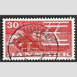 FRIM�RKER DANMARK | 1960 - AFA 382 - Landbrugsmotiver - 30 �re r�d - Pragt Stemplet Sj�llands Odde