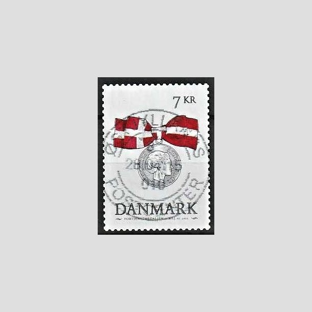 FRIMRKER DANMARK | 2015 - AFA 1814 - Danske ordener - 7,00 Kr. flerfarvet - Pragt Stemplet