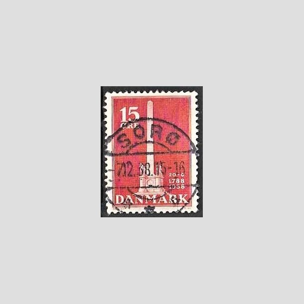 FRIMRKER DANMARK | 1938 - AFA 244 - Stavnsbndet 15 re rd - Lux Stemplet Sor