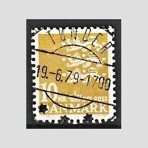 FRIMRKER DANMARK | 1976 - AFA 622 - Rigsvben 10 Kr. gul - Pragt Stemplet Tnder