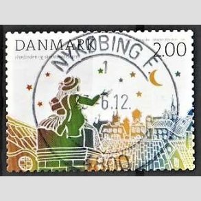 FRIM�RKER DANMARK | 2012 - AFA 1710 - H.C. Andersens eventyr - 2,00 Kr. flerfarvet - Pragt Stemplet