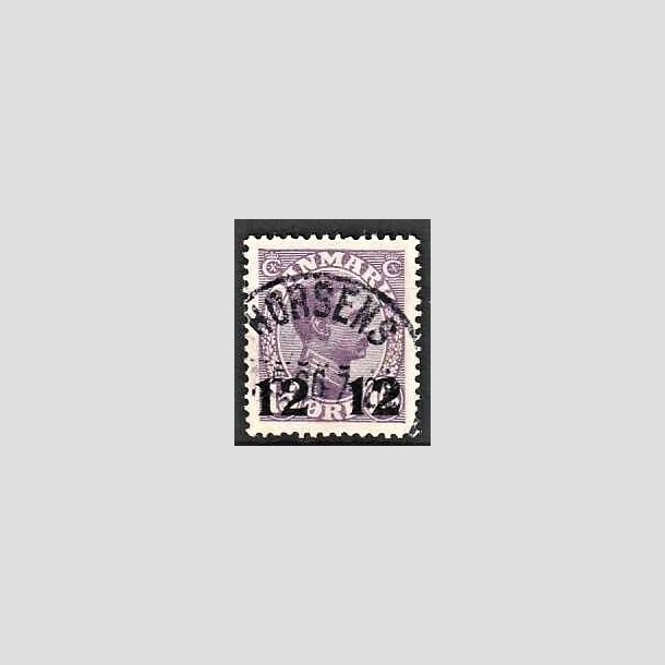 FRIMRKER DANMARK | 1926 - AFA 159 - 12 12/15 re violet Chr. X provisorier - Lux Stemplet Horsens