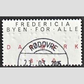 FRIMRKER DANMARK | 1990 - AFA 979 - Byen for alle - 3,50 Kr. sort/rd - Lux Stemplet