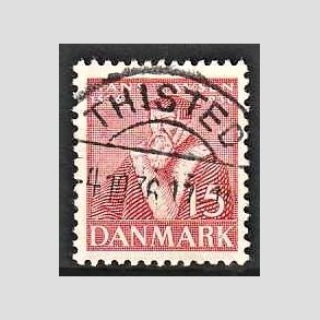 FRIM�RKER DANMARK | 1936 - AFA 232 - Reformationen 15 �re r�d - Lux Stemplet Thisted