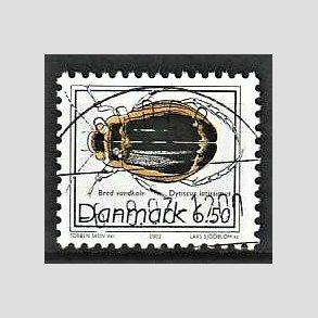 FRIM�RKER DANMARK | 2003 - AFA 1353 - Insekter - 6,50 Kr. Bred vandkalv - Lux Stemplet Odder