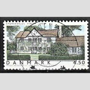 FRIM�RKER DANMARK | 2004 - AFA 1378 - Danske boliger III. - 4,50 Kr. flerfarvet - Pragt Stemplet Aabenraa