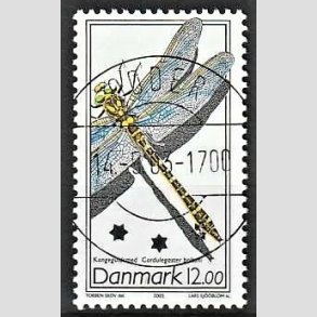 FRIM�RKER DANMARK | 2003 - AFA 1354 - Instekter. - 12,00 Kr. Kongeguldsmed - Pragt Stemplet Odder (Uds�gt kvalitet)