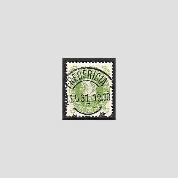 FRIMRKER DANMARK | 1930 - AFA 186 - Chr. X 60 r 5 re lysgrn - Lux Stemplet Fredericia