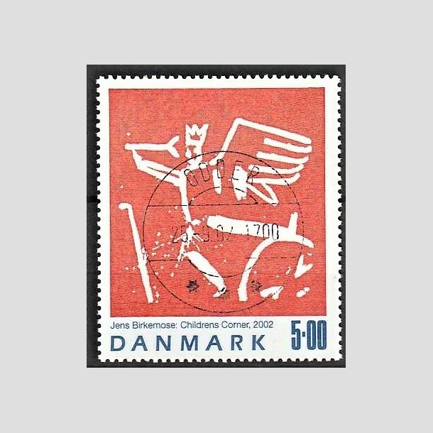 FRIMRKER DANMARK | 2002 - AFA 1330 - Frimrkekunst 5. - 5,00 Kr. Jens Birkmose - Lux Stemplet Odder