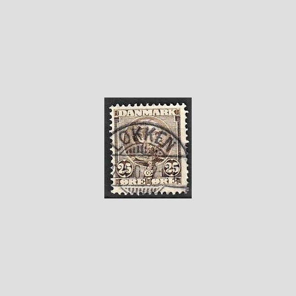 FRIMRKER DANMARK | 1904-05 - AFA 49 - Chr. IX 25 re grbrun - Lux Stemplet Lkken
