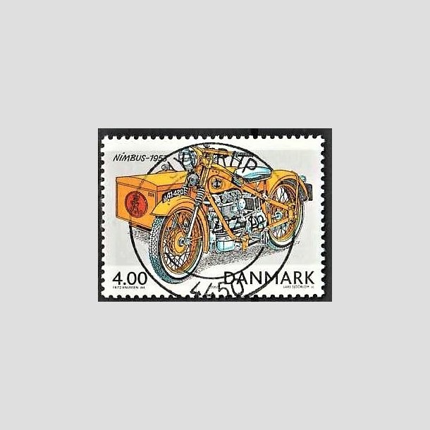 FRIMRKER DANMARK | 2002 - AFA 1321 - Postkretjer - 4,00 Kr. flerfarvet - Pragt Stemplet Jyderup