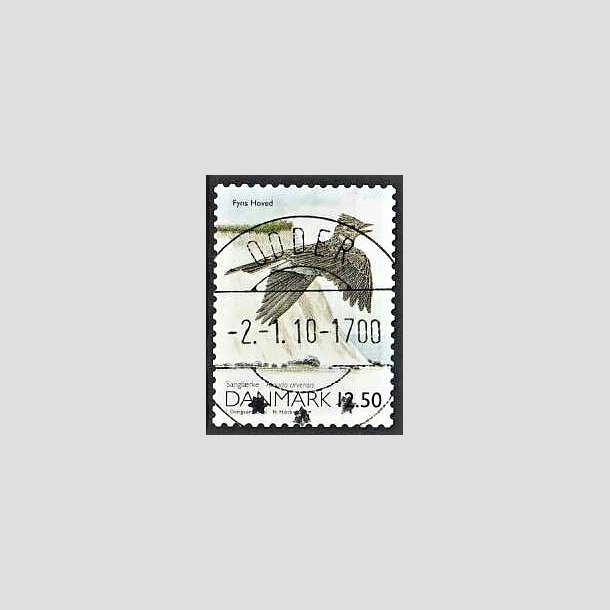 FRIMRKER DANMARK | 2010 - AFA 1602 - Danmarks natur - 12,50 Kr. flerfarvet - Pragt Stemplet Odder (Udsgt kvalitet)