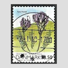 FRIMRKER DANMARK | 2010 - AFA 1603 - Danmarks natur - 18,50 Kr. flerfarvet - Pragt Stemplet Odder (Udsgt kvalitet)