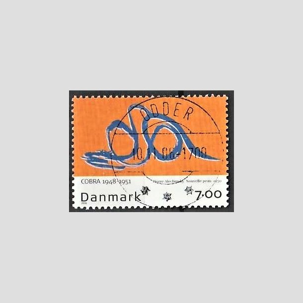 FRIMRKER DANMARK | 2006 - AFA 1486 - Cobra-malere 9. - 7,00 Kr. Pierre Alechinsky - Pragt Stemplet Odder