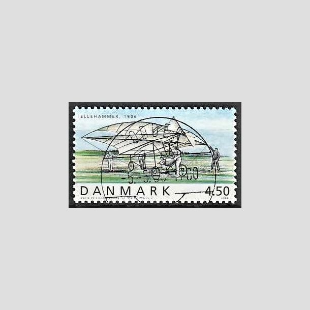 FRIMRKER DANMARK | 2006 - AFA 1478 - Ellehammer - 4,50 Kr. flerfarvet - Pragt Stemplet Odder