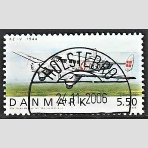 FRIM�RKER DANMARK | 2006 - AFA 1480 - Ellehammer - 5,50 Kr. flerfarvet - Pragt Stemplet Holstebro