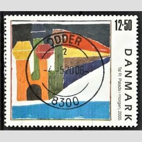 FRIMRKER DANMARK | 2005 - AFA 1442 - Frimrkekunst 8. - 12,50 Kr. Tal R. - Pragt Stemplet Odder