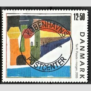 FRIMRKER DANMARK | 2005 - AFA 1442 - Frimrkekunst 8. - 12,50 Kr. Tal R. - Pragt Stemplet 