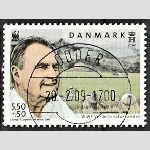 FRIMRKER DANMARK | 2009 - AFA 1570 - WWF - 5,50 + 0,50 Kr. flerfarvet - Pragt Stemplet Odder (Udsgt kvalitet)