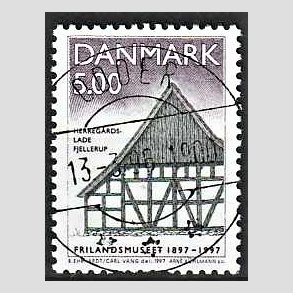 FRIM�RKER DANMARK | 1997 - AFA 1141 - Frilandsmuseet 100 �r - 5,00 Kr. herreg�rdslade - Pragt Stemplet Odder