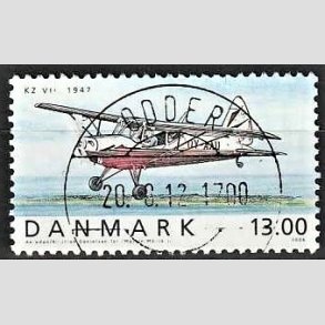 FRIM�RKER DANMARK | 2006 - AFA 1481 - Ellehammer - 13,00 Kr. flerfarvet - Pragt Stemplet Odder