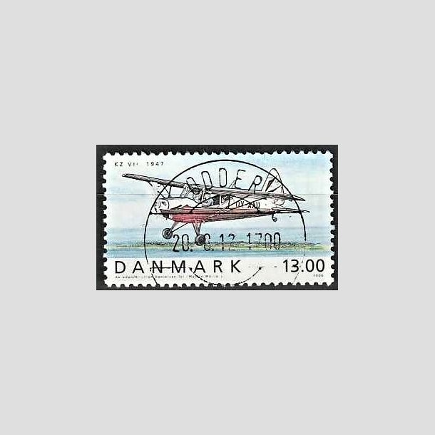 FRIMRKER DANMARK | 2006 - AFA 1481 - Ellehammer - 13,00 Kr. flerfarvet - Pragt Stemplet Odder