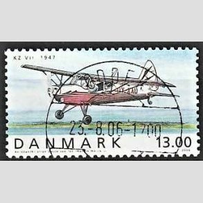 FRIM�RKER DANMARK | 2006 - AFA 1481 - Ellehammer - 13,00 Kr. flerfarvet - Pragt Stemplet Odder