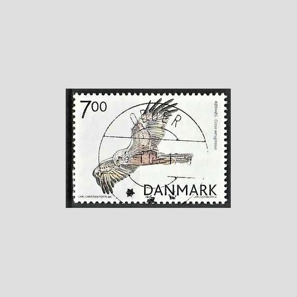 FRIMRKER DANMARK | 2004 - AFA 1412 - Rovfugle i Danmark - 7,00 Kr. Rrhg - Pragt Stemplet Odder