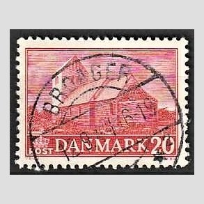 FRIM�RKER DANMARK | 1944 - AFA 287 - Landsbykirker - 20 �re r�d - Pragt Stemplet Broager