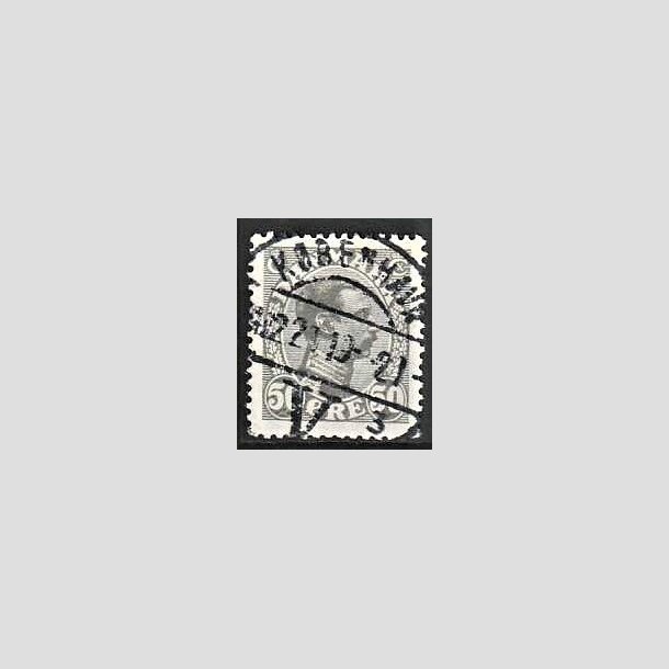 FRIMRKER DANMARK | 1921-22 - AFA 129a - Chr. X 50 re gr - Lux Stemplet Kbenhavn