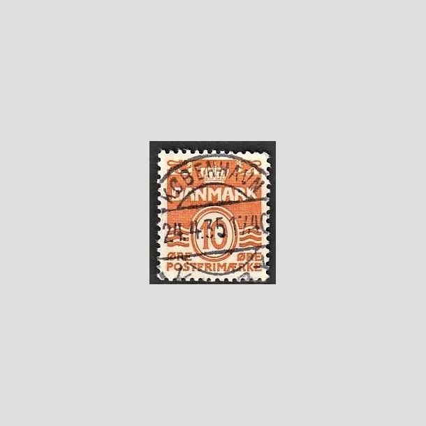 FRIMRKER DANMARK | 1933 - AFA 202 - Blgelinie 10 re orange type IA - Lux Stemplet Kbenhavn