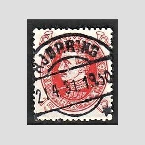 FRIMRKER DANMARK | 1930 - AFA 190 - Chr. X 60 r 15 re rd - Lux Stemplet Hjrring