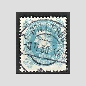 FRIMRKER DANMARK | 1930 - AFA 192 - Chr. X 60 r 25 re bl - Lux Stemplet Hillerd