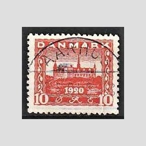 FRIM�RKER DANMARK | 1920-21 - AFA 112 - Genforening 10 �re r�d - Stemplet Aarhus