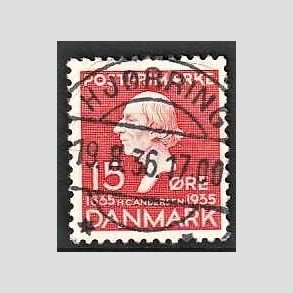 FRIMRKER DANMARK | 1935 - AFA 226 - H. C. Andersen 15 re rd - Lux Stemplet Hjrring