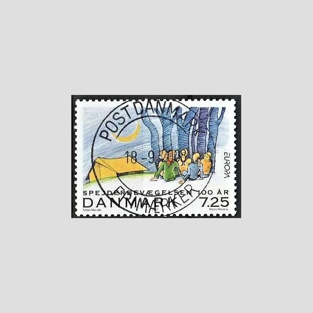 FRIMRKER DANMARK | 2007 - AFA 1511 - Spejderbevgelsen - 7,25 Kr. Aftenstemning - Pragt Stemplet