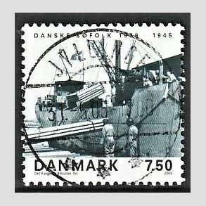 FRIM�RKER DANMARK | 2005 - AFA 1436 - Danske s�folk - 7,50 Kr. Avancaj - Pragt Stemplet Jyllinge