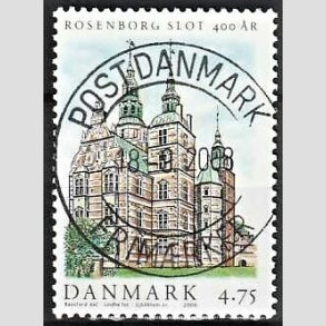 FRIM�RKER DANMARK | 2006 - AFA 1463 - Roseborg Slot 400 �r. - 4,75 Kr. Rosenborg slot - Pragt Stemplet