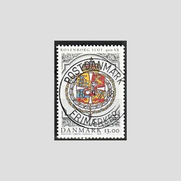 FRIMRKER DANMARK | 2006 - AFA 1465 - Rosenborg Slot 400 r. - 13,00 Kr. Rigsvbnet - Pragt Stemplet