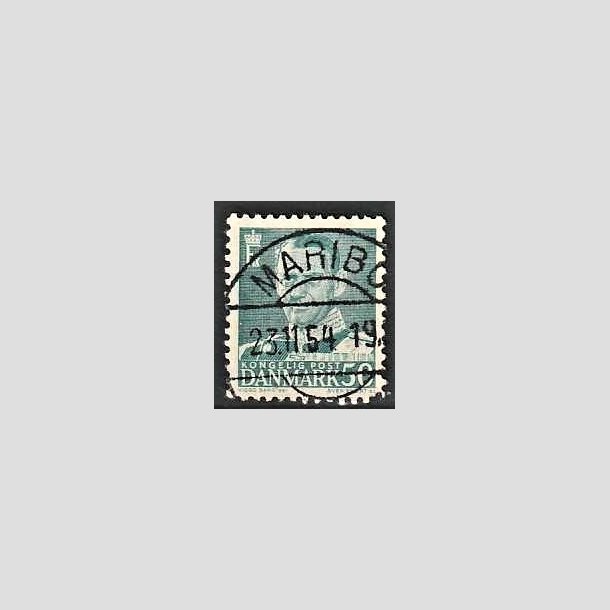 FRIMRKER DANMARK | 1952-53 - AFA 338 - Fr. IX 50 re blgrn - Lux Stemplet Maribo